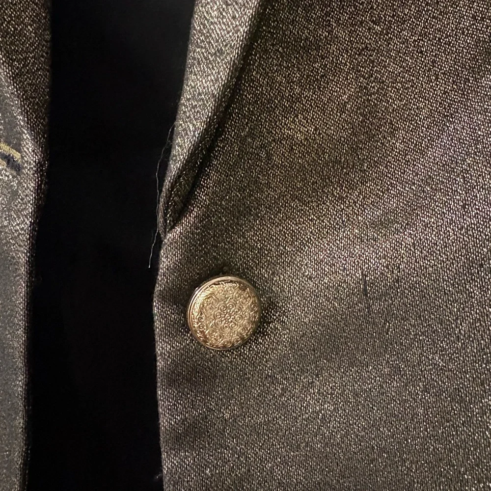 INC international Concepts metallic gold blazer size M - Picture 6 of 7